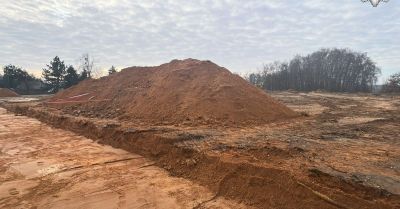 Niewybuch przy budowie boiska w Żorach